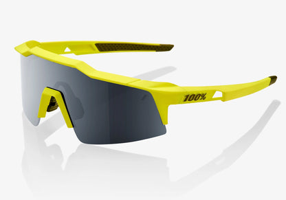 100% Speedcrsaft SL Soft Tact Banana with Black Mirror Lens Cycling Sunglasses buy online at Woolys Wheels Sydney
