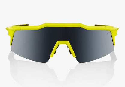 100% Speedcrsaft SL Soft Tact Banana with Black Mirror Lens Cycling Sunglasses