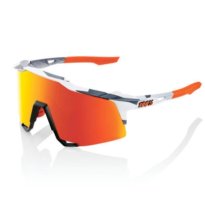 100% Speedcraft - Soft Tact Grey Camo HiPER Red Multilayer Mirror Lens