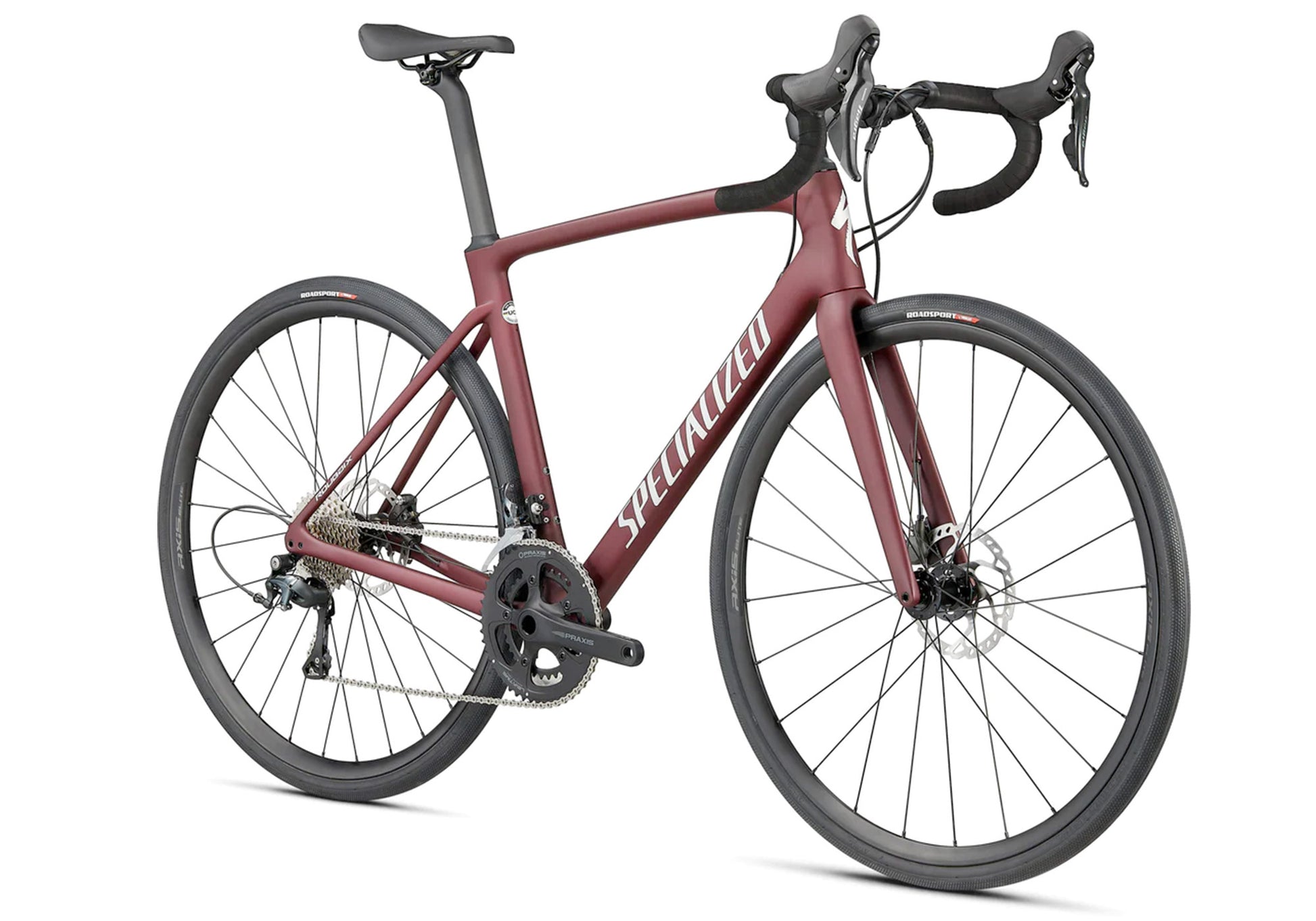 2023 Specialized Roubaix Unisex Road Bike, Maroon