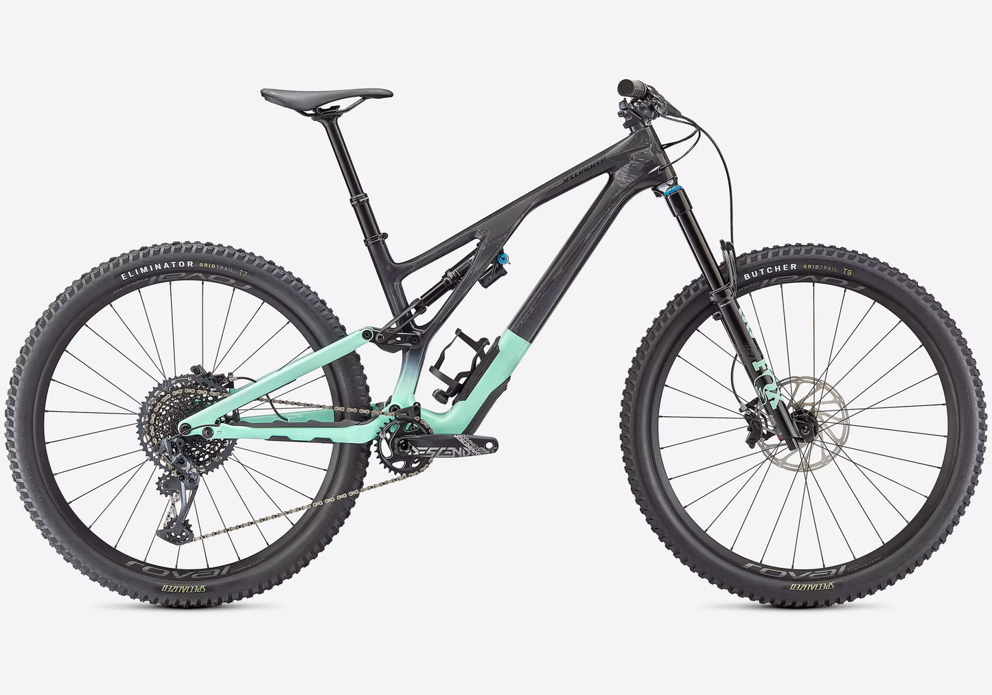 Specialized Stumpjumper Evo Expert Unisex Mountain Bike - Gloss Carbon/Oasis/Black