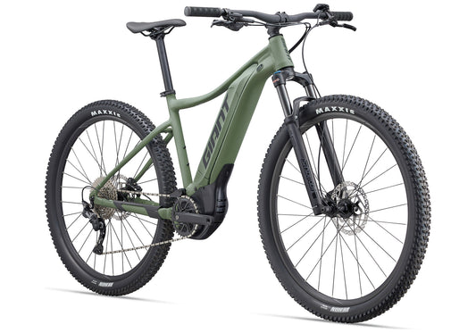 2023 Giant Talon E+ 1 29er, Men's Electric Mountain Bike, Shale Green