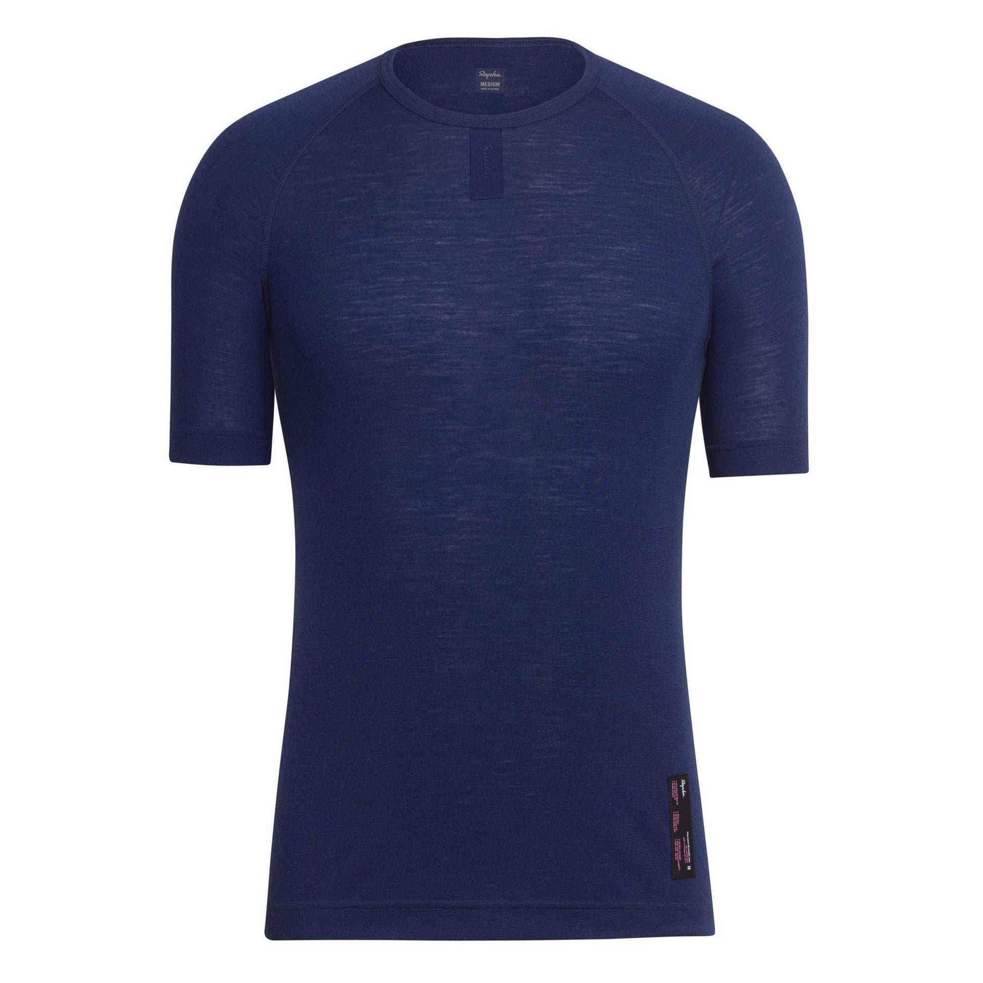 Rapha Mens Short Sleeve Merino Base Layer Navy – - Main Image
