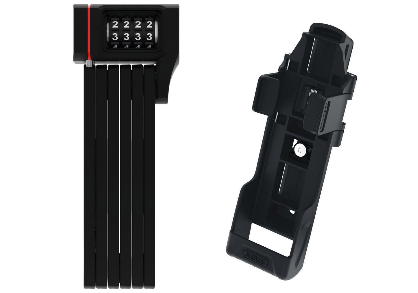 Abus Bordo U-Grip 5700 Combination Lock, 80cm, Black buy now at Woolys Wheels Sydney