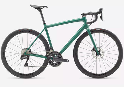 Specialized Aethos Expert Unisex Road Bike - Pine Green