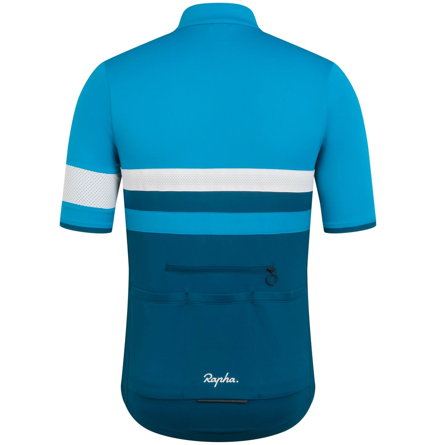 Rapha Men's Brevet Lightweight Jersey, Blue/Teal –