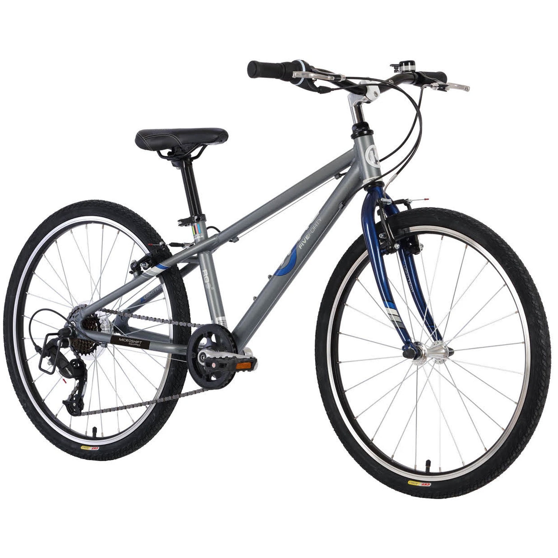 BYK E-450 MTR 7-Speed Kids Bike, Titanium/Dark Blue, buy at Woolys Wheels