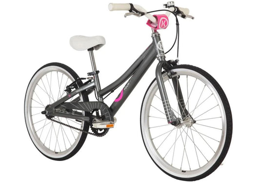 BYK E450  Single Speed Girls Bike, Charcoal/Neon Pink, Woolys Wheels Sydney