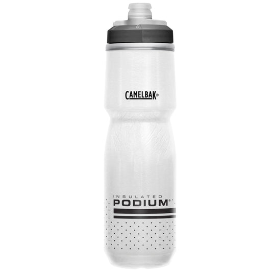 Camelbak Podium Chill Water Bottle 700ml - White/Black, Woolys Wheels Sydney