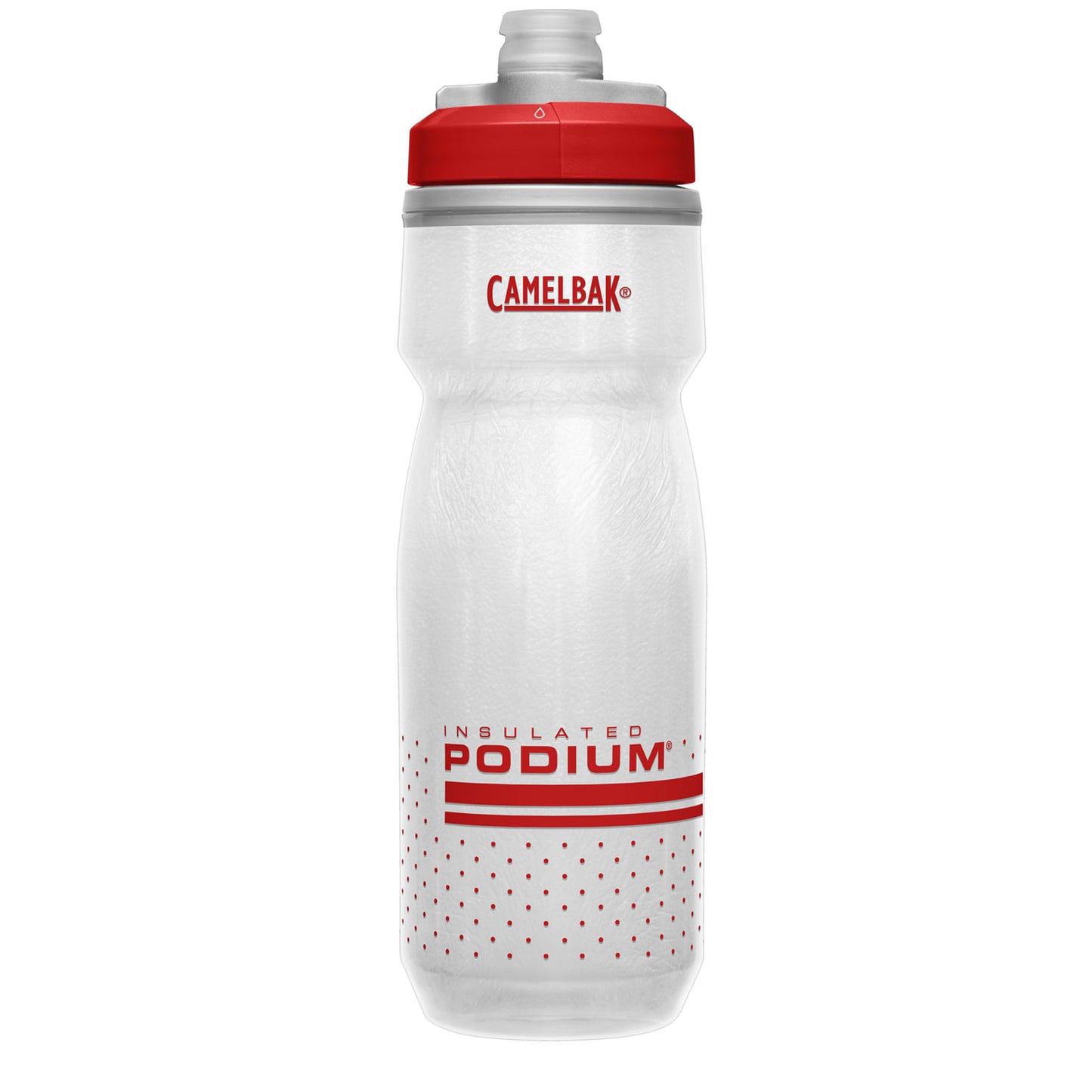 Camelbak Podium Chill 600ml, Fiery Red/White buy online at Woolys Wheels Sydney