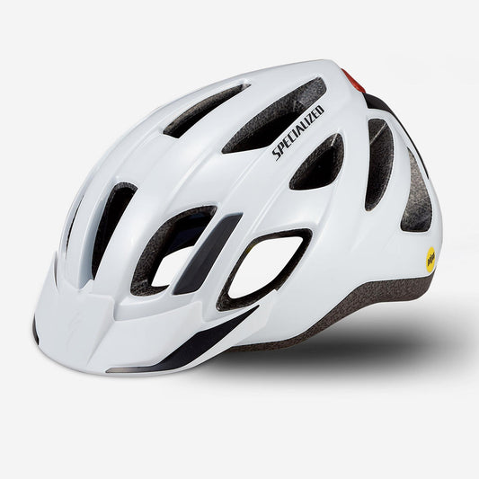 Specialized Centro LED Helmet, White Woolys Wheels Sydney
