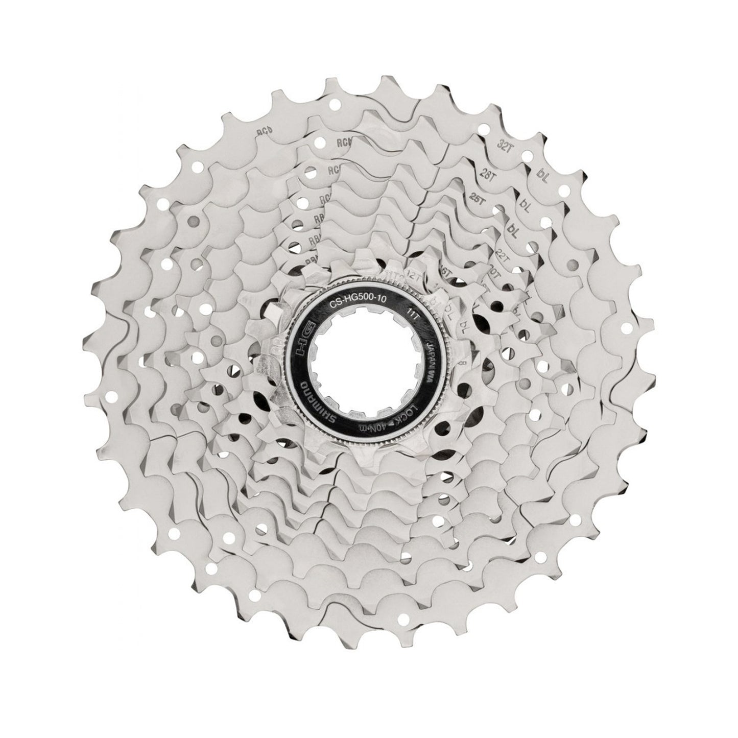 Shimano CS-HG500 Deore 10 Speed Cassette 11-32T buy at Woolys Wheels Sydney