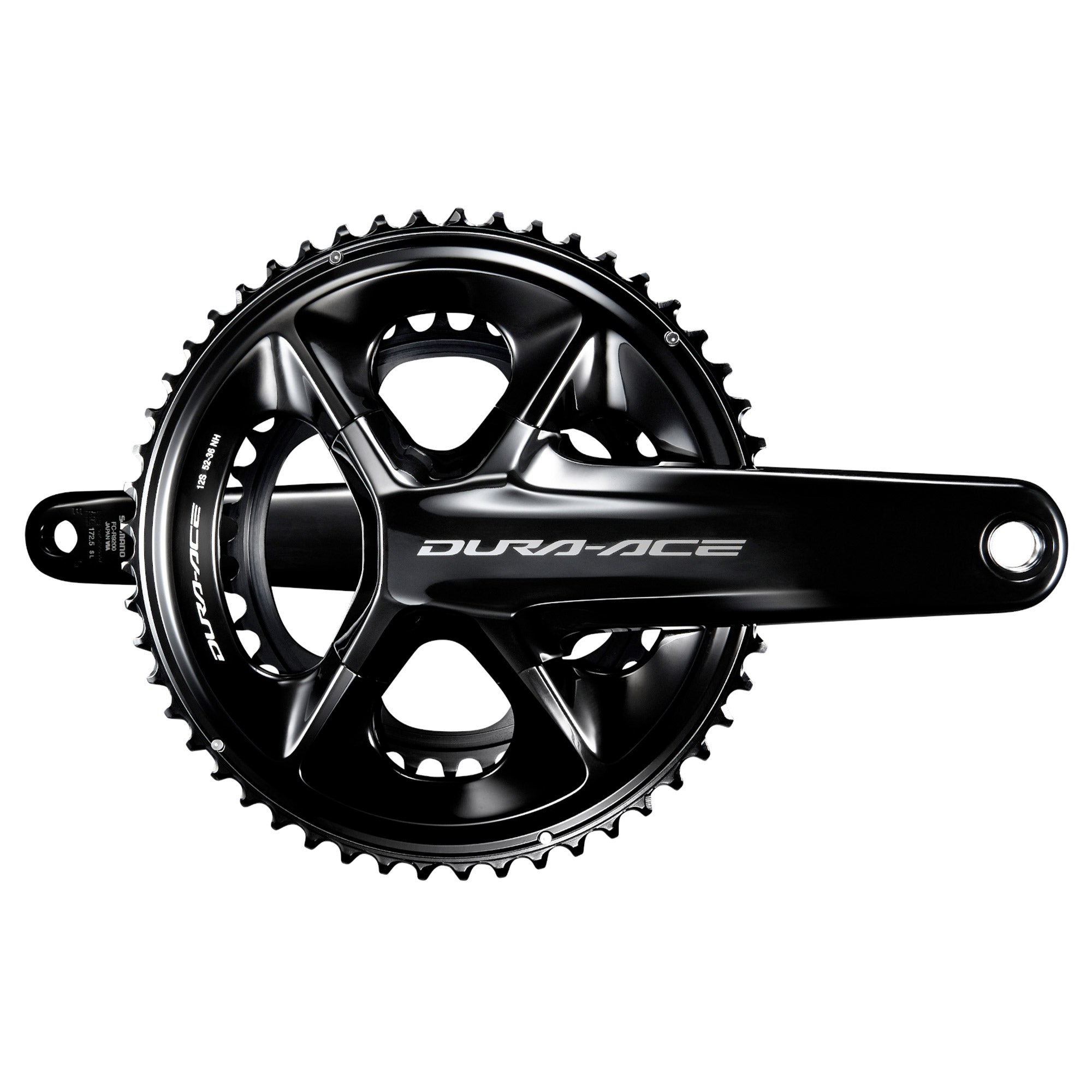 Shimano Dura Ace FC R9200 12 Speed Crankset 52 36T 172.5mm woolyswheels