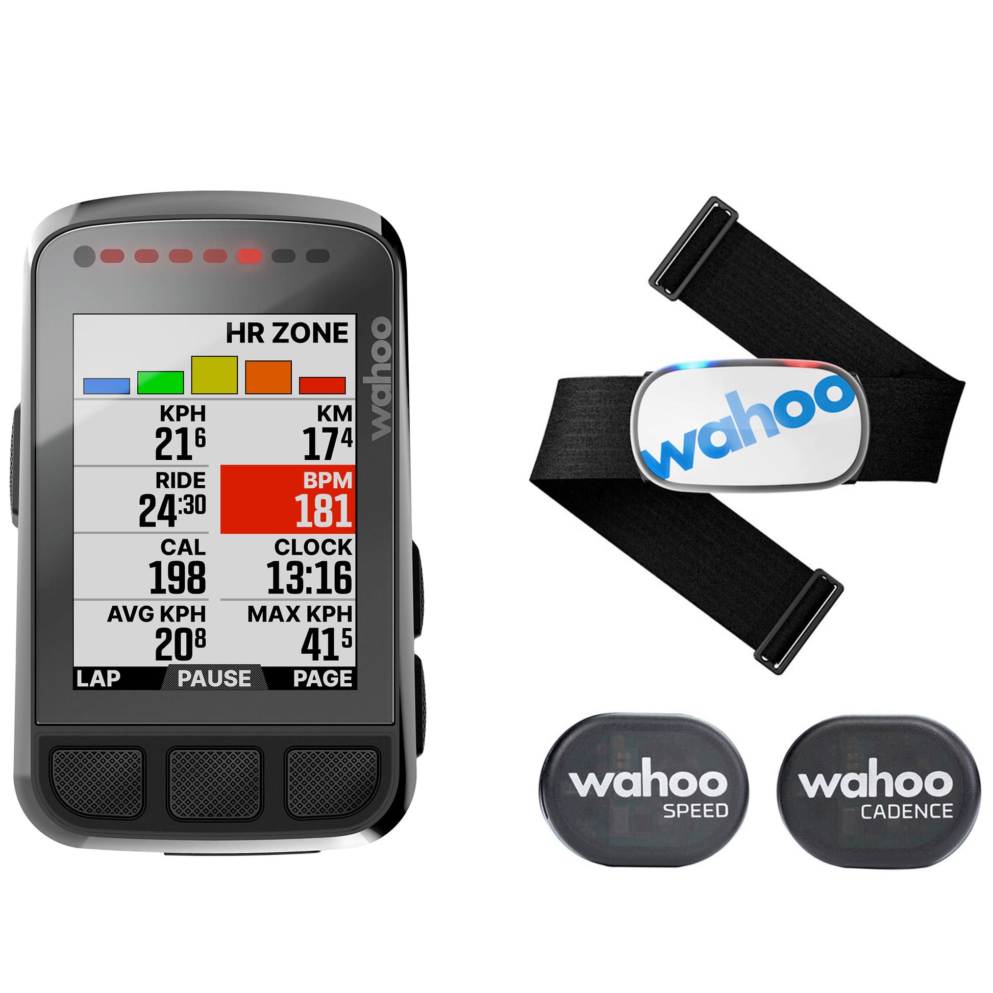 Wahoo Elemnt Bolt V2 GPS Cycling Computer Bundle - Black – Start