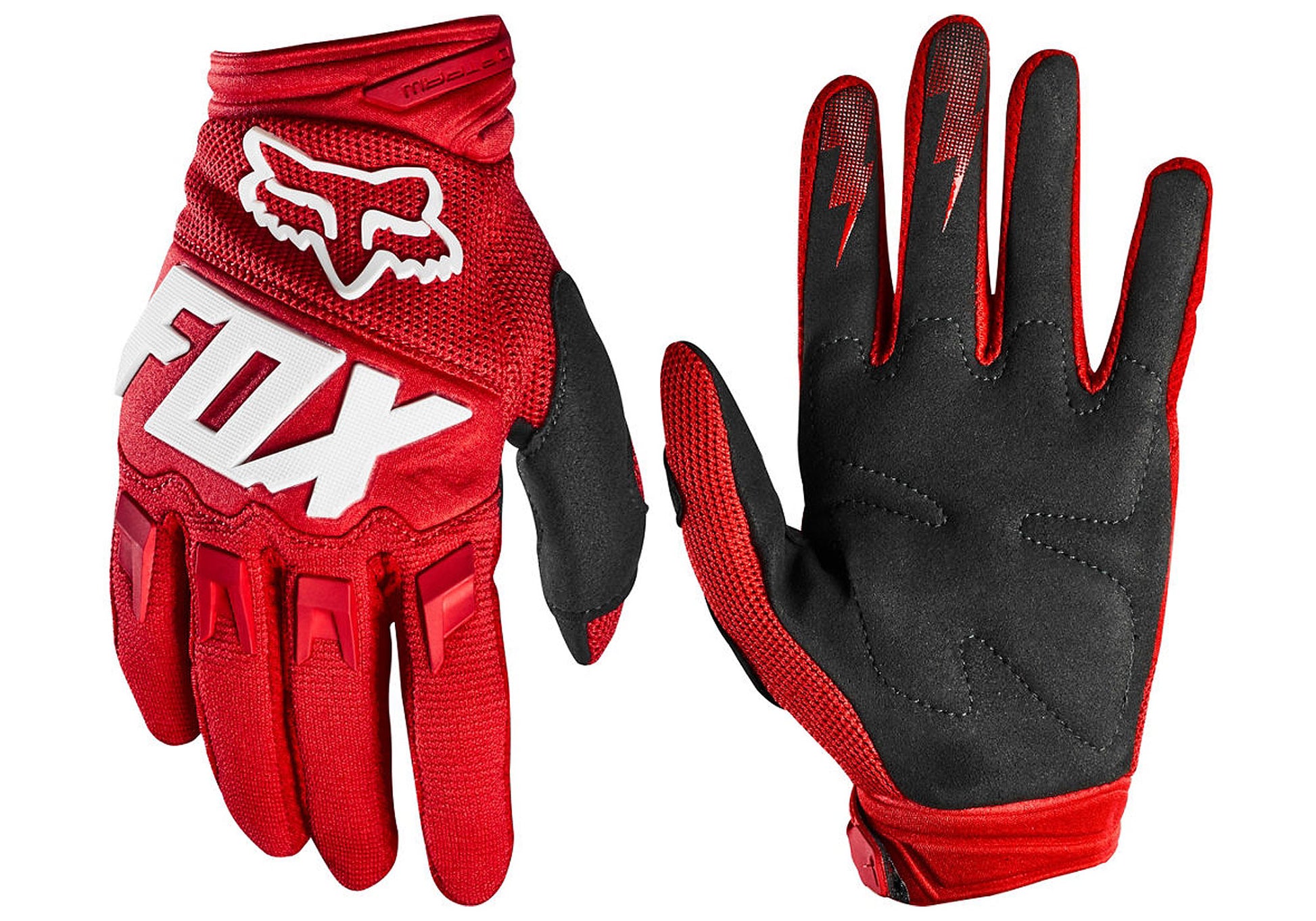 Fox Dirtpaw Mens MTB Gloves, Red Woolys Wheels Sydney