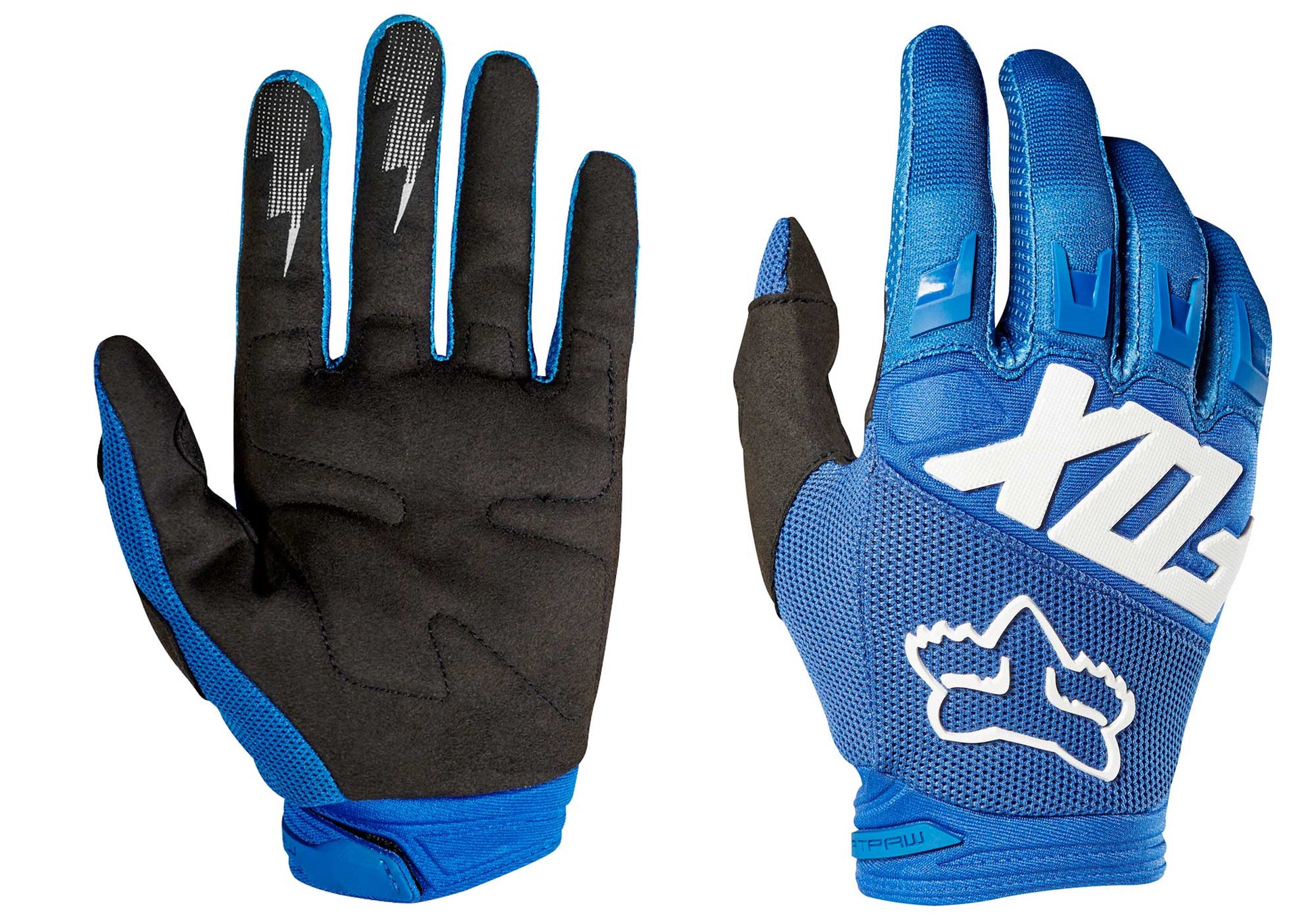 Fox Dirtpaw Race MTB Glove, Black or Blue, Woolys Wheels Sydney
