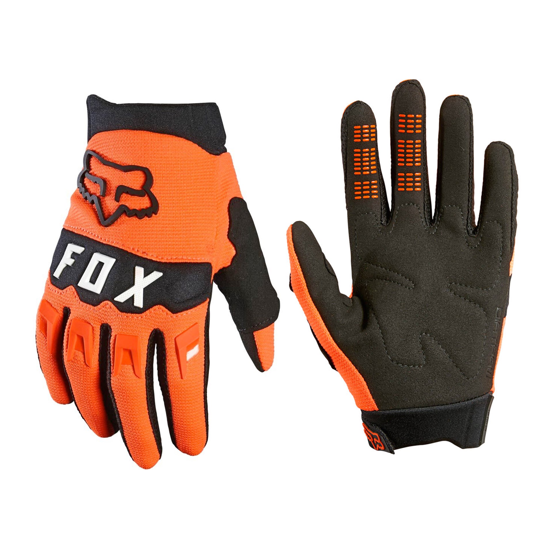 Fox Dirtpaw Youth MTB Gloves - Fluro Orange buy online at Woolys Wheels Sydney
