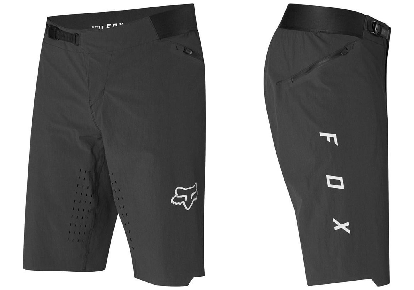 FOX Flexair Mens MTB Shorts, Black Woolys Wheels Sydney