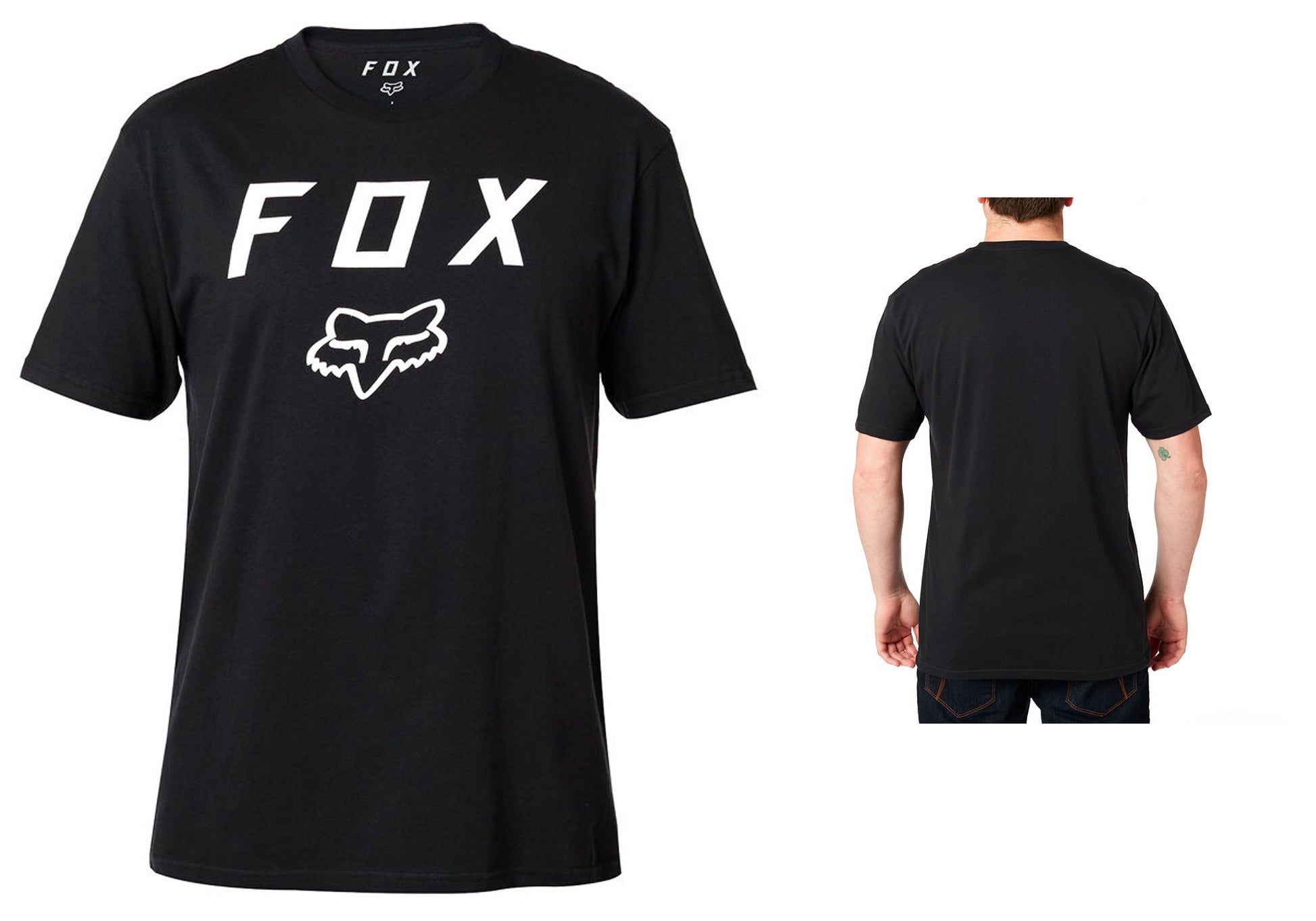 Fox Legacy Moth T-Shirt, Black buy online at Woolys Wheels