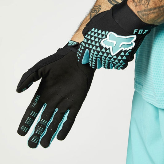 Fox Mens Defend MTB Gloves - Teal buy online at Woolys Wheels bike shop Sydney