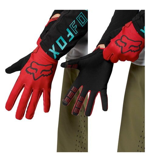 Fox Mens Ranger Gel MTB Gloves, Chili buy online at Woolys Wheels Sydney