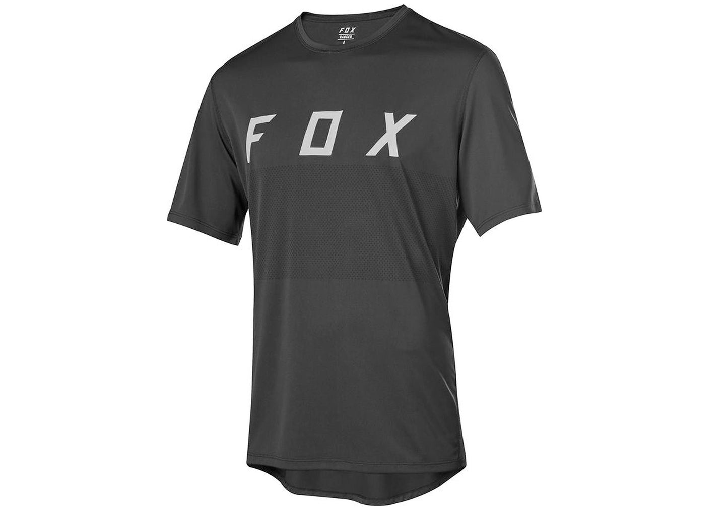 FOX Ranger Fox Mens MTB Jersey, Black/Grey, Woolys Wheels Sydney