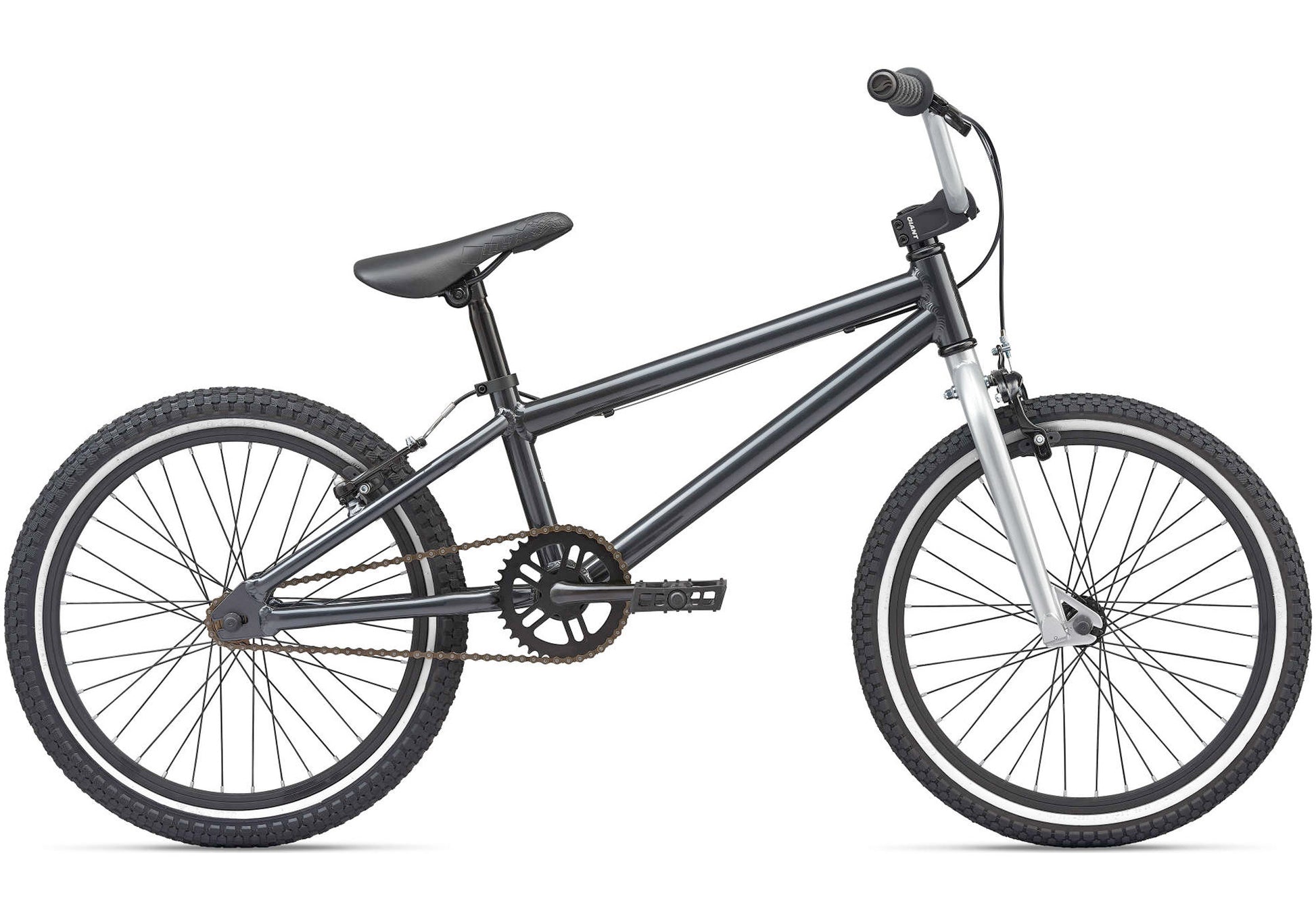 2022 Giant GFR 20" Childrens Bike, Gunmetal Black - Rider height: 120-140cm Woolys Wheels Sydney