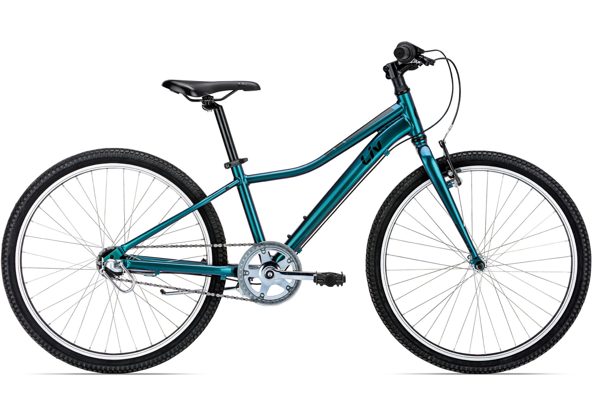 2022 Giant Liv Enchant Street 24", Girls Bike, Chameleon Blue - Rider height: 132-150cm buy online at Woolys Wheels bike shop Sydney