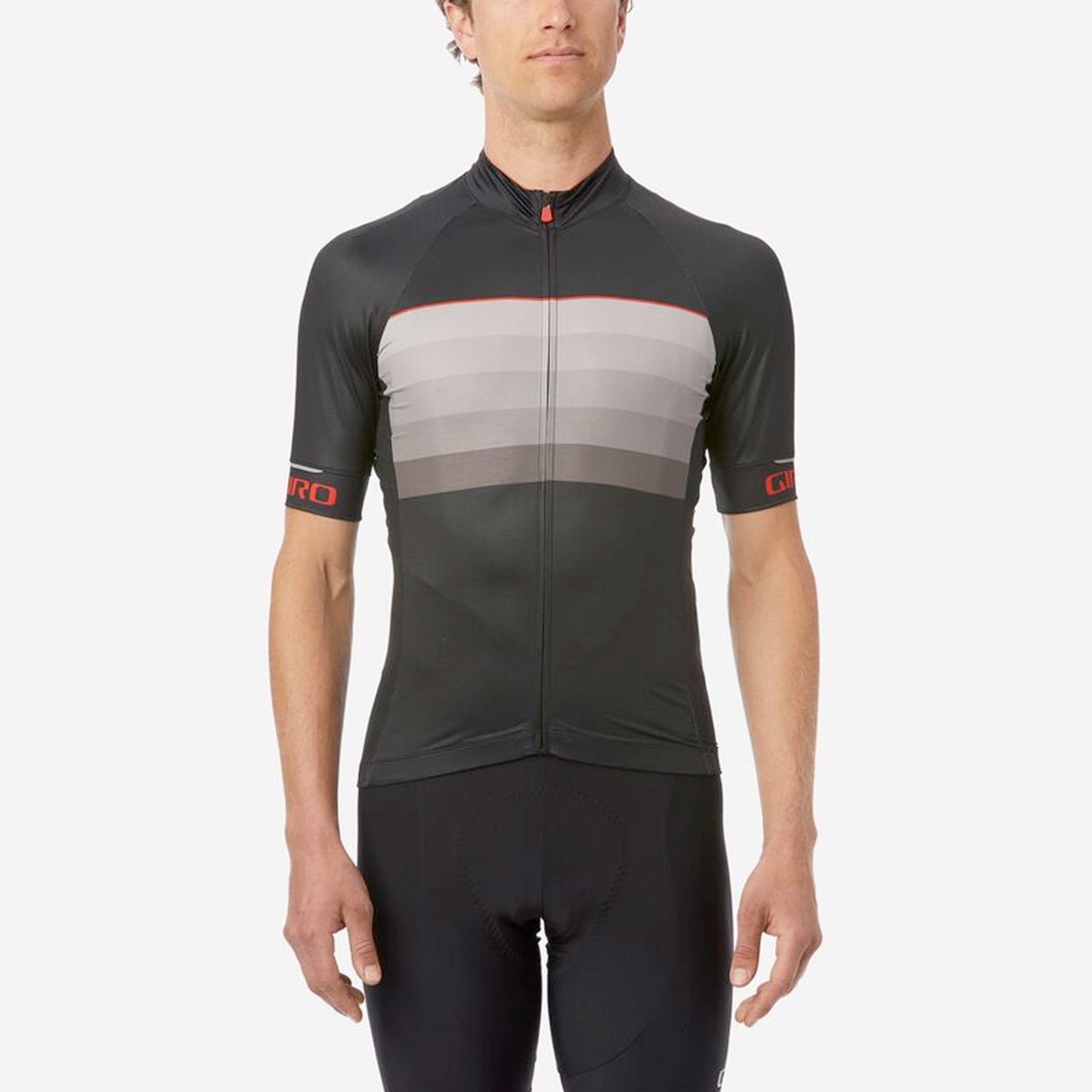 Giro Chrono Expert Mens Jersey, Black/Red Horizon buy at Woolys Wheels with free delivery!