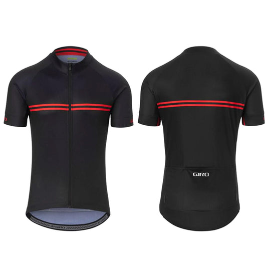 Giro Men's Chrono Sport Jersey - Black/Red Stripe