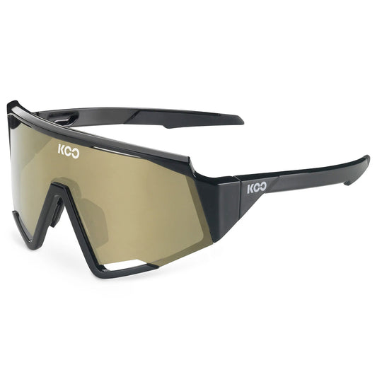 Koo Spectro Cycling Sunglasses, Black/Super Bronze Mirror Lens