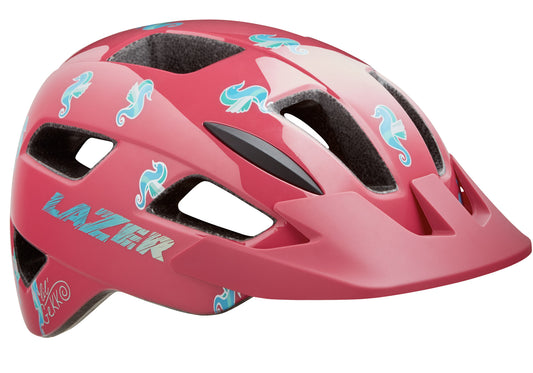 Lazer Li'l Gekko, Unifit Childrens Helmet, Pink Sea Pony buy online Wool;ys Wheels Sydney