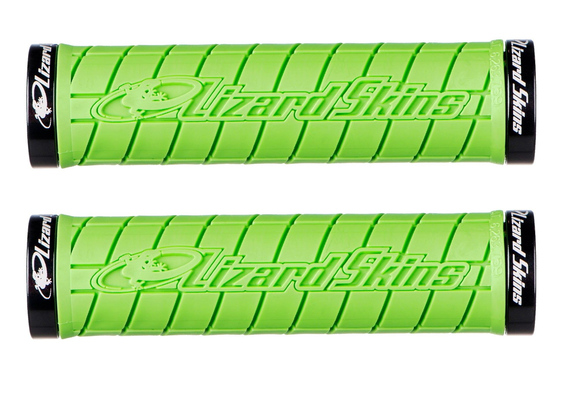 Lizard Skins Logo Lock-On Grips, Lime Woolys Wheels Sydney