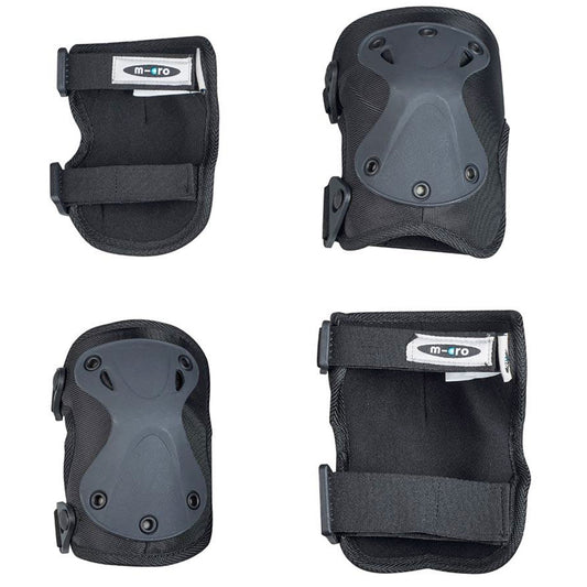 Micro Knee and Elbow Pads Small Black