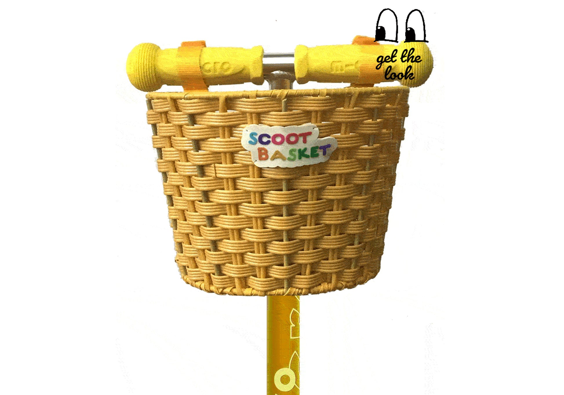 Micro Scoote Basket - Yellow, buy online at Woolys Wheels Sydney