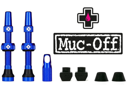 Muc-Off Tubeless Valve Kit 44mm, Blue