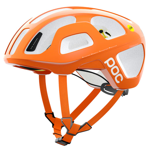 Poc Octal Mips Unisex Bicycle Helmet, Flourescent Orange Sydney Woolys Wheels