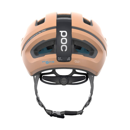 POC Omne Air Spin Unisex Road Cycling Helmet - Light Citrine Orange