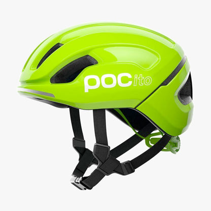Poc Pocito Omne Spin Childrens Helmet - Flurescent Yellow/Green buy at Woolys Wheels Sydney