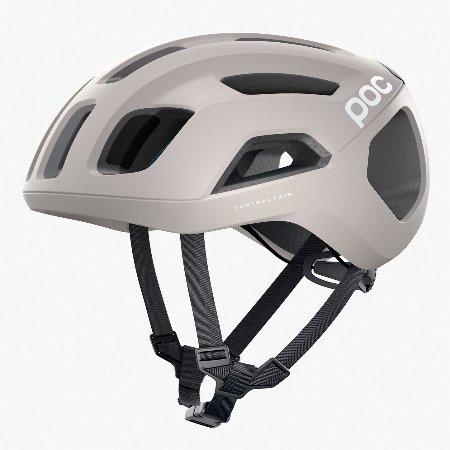 Poc Ventral Air Spin Unisex Road Cycling Helmet, Moonstone Grey Woolys Wheels free delivery