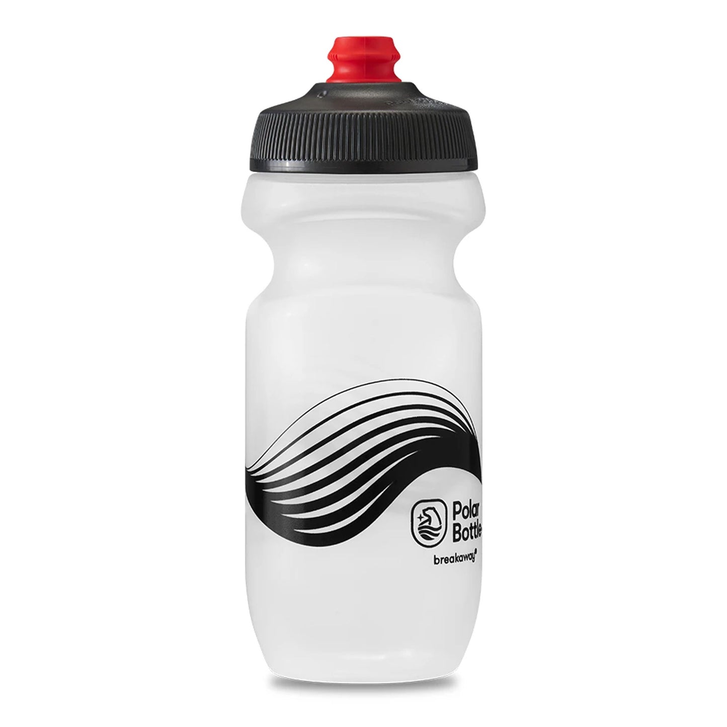 Polar Bottle Breakaway Wave Water Bottle, 600ml, Frost/Black