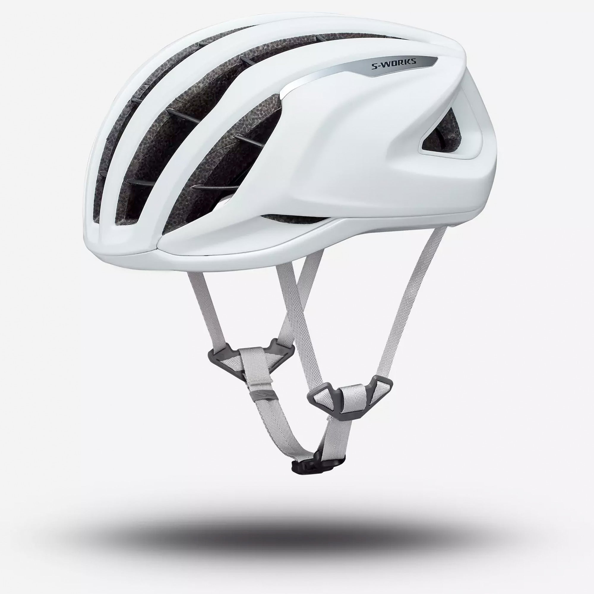 Specialized S Works Prevail 3 Road Helmet White woolyswheels