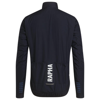Rapha Men's Pro Team Gore-Tex Insulated Rain Jacket, Dark Navy/White