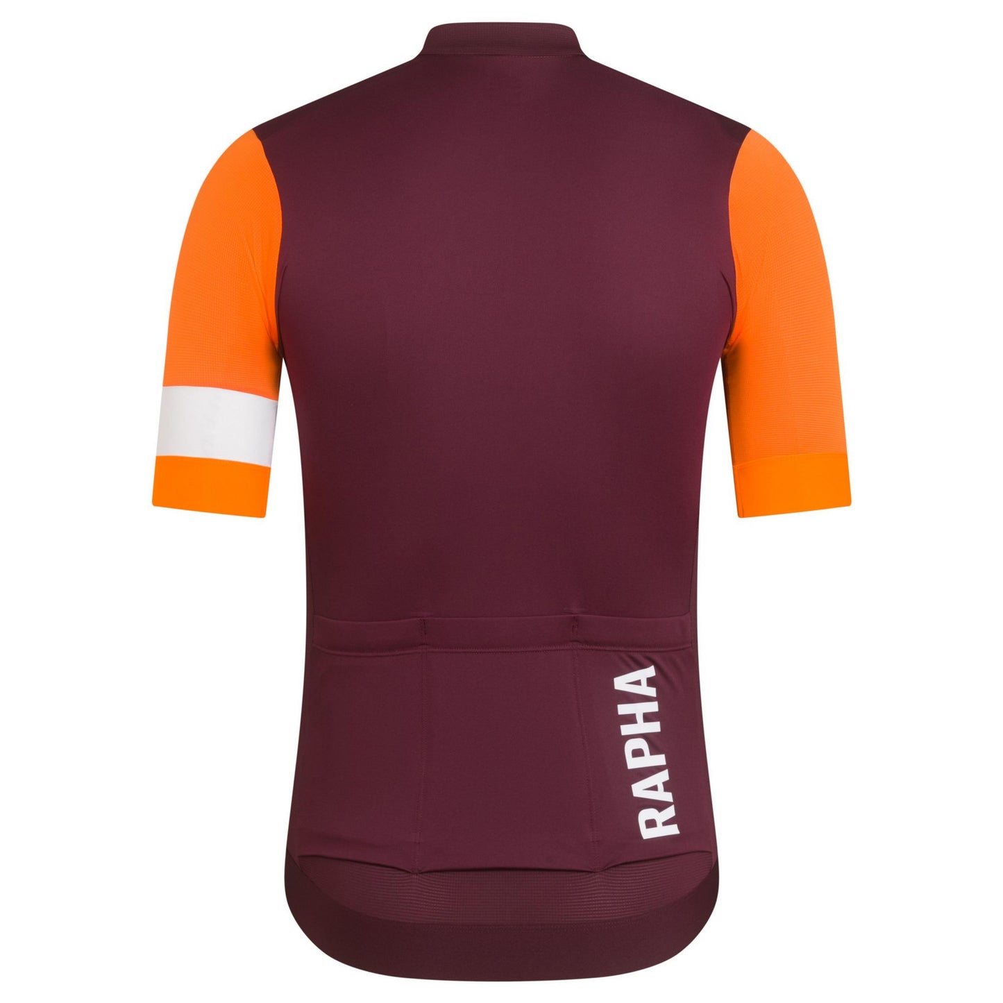 Rapha Men's Pro Team Training Jersey, Wine/Bright Orange