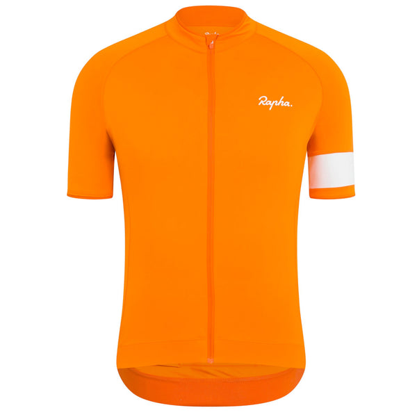 Rapha Men's Core Jersey, Orange/White