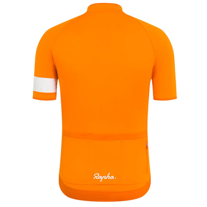 Rapha Men's Core Jersey, Orange/White