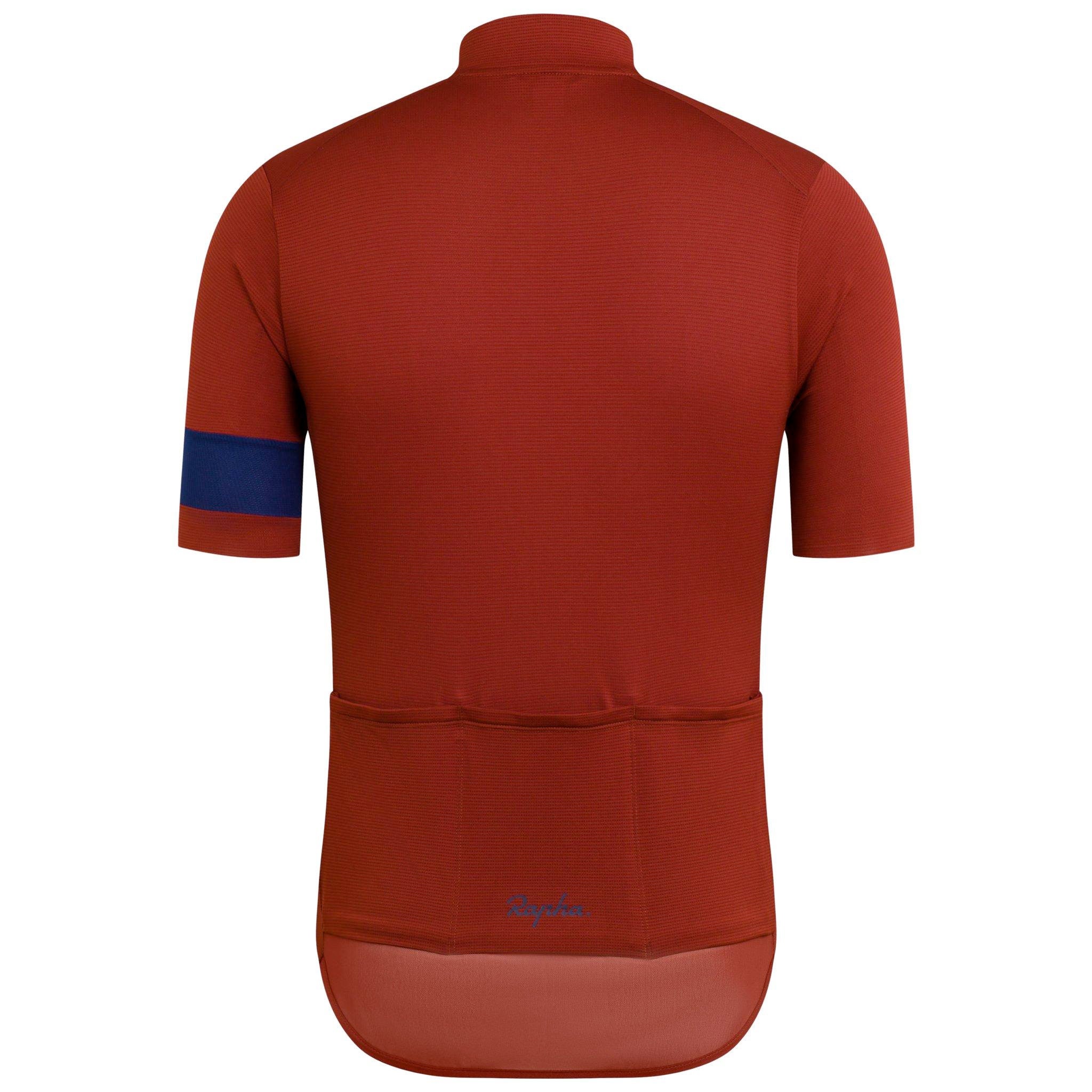 Rapha Men's Classic Flyweight Jersey, Brick – woolyswheels.com.au