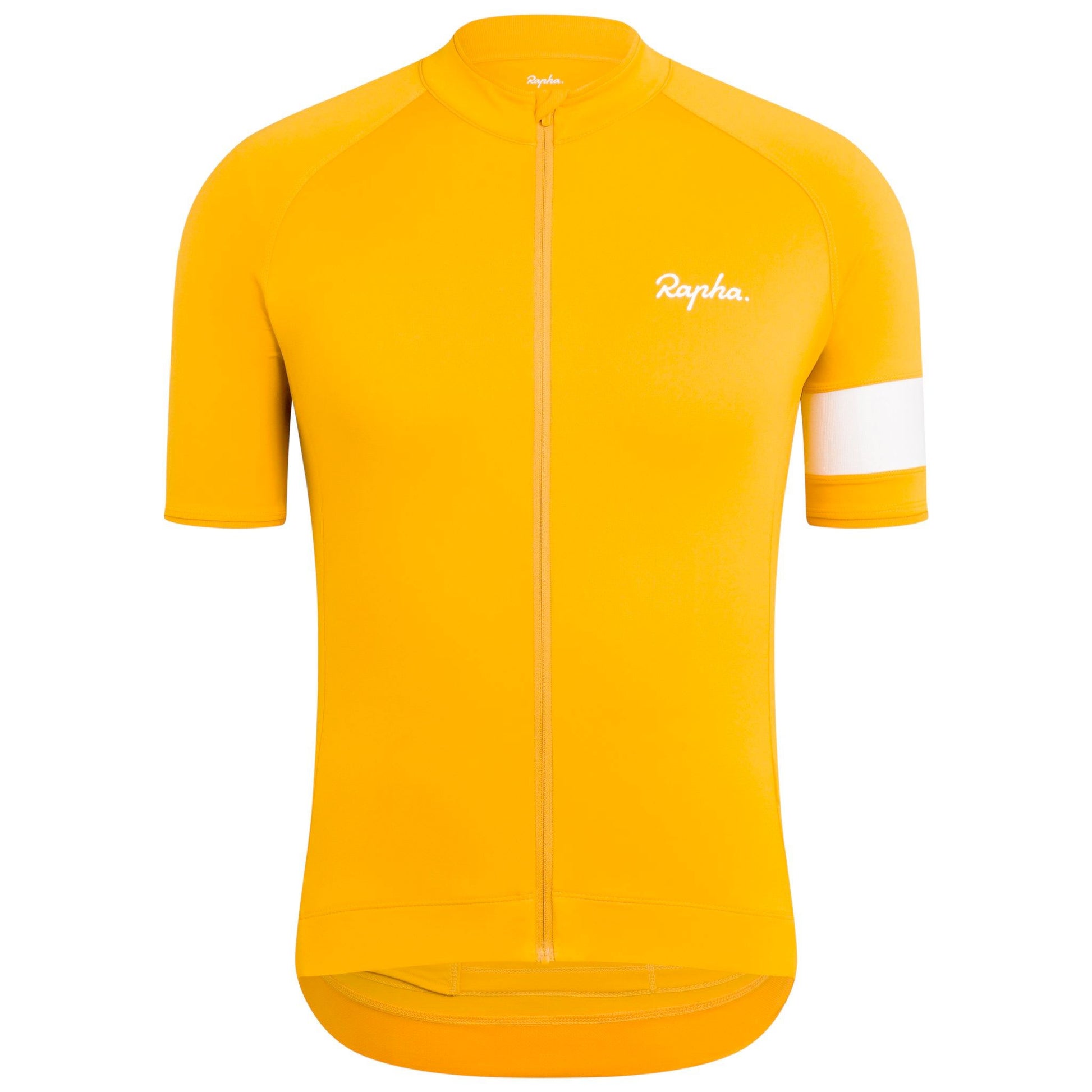 Rapha Mens Core Jersey, Yellow buy online at Woolys Wheels and receive free delivery