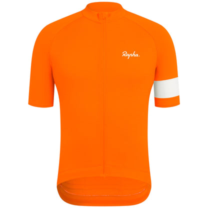 Rapha Men's Core Lightweight Jersey - Orange Woolys Wheels Sydney free delivery
