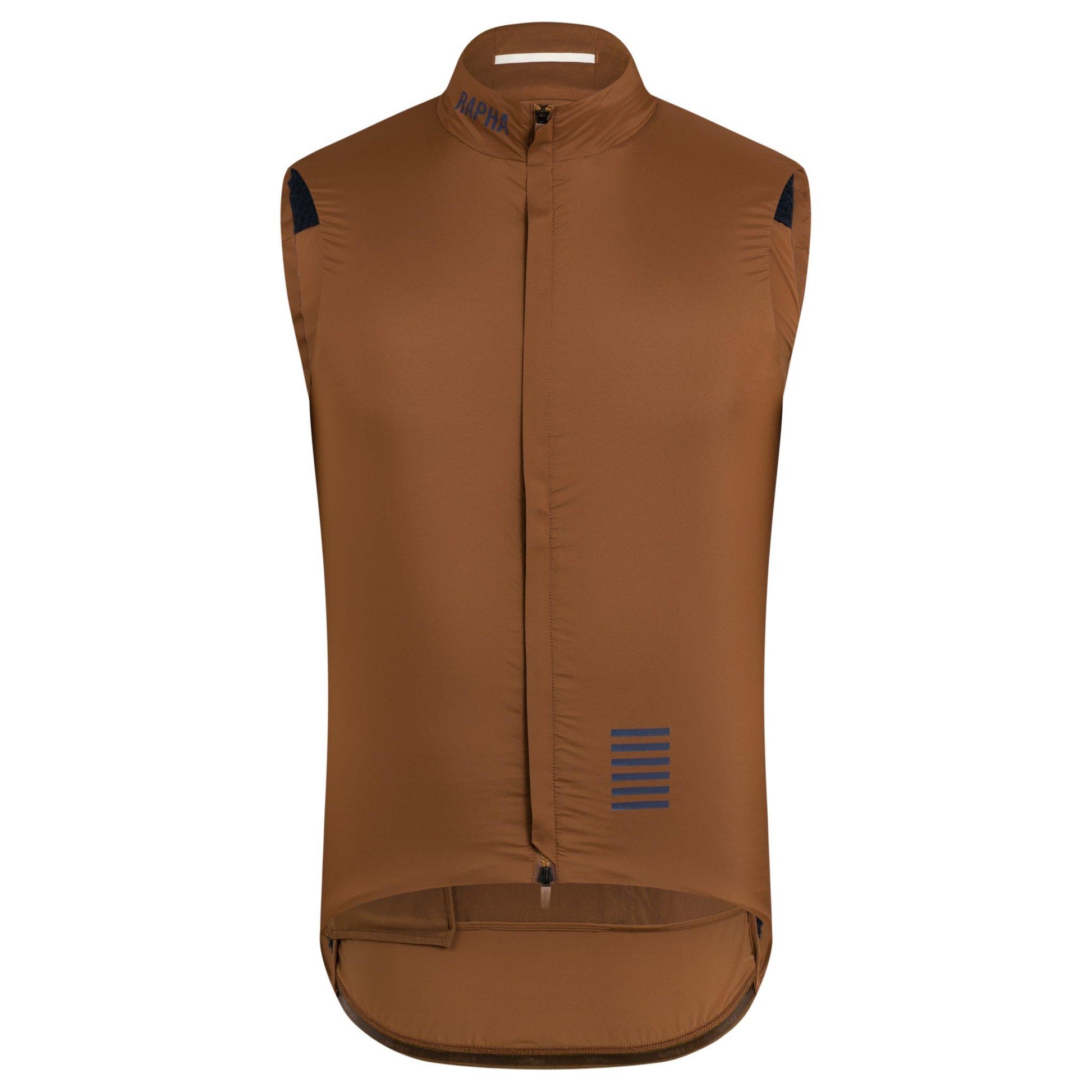 Rapha Men's Pro Team Insulated Gilet Brown/Off-White
